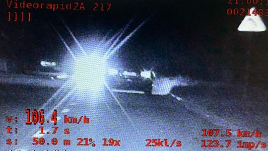 106 km/h w terenie zabudowanym