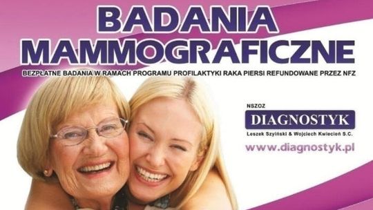 Bezpłatna mammografia w Bogatyni