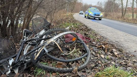 Bogatynia: pijany spowodował poważny wypadek z udziałem rowerzystki