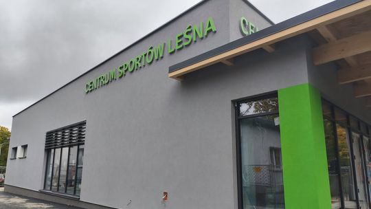 Centrum Sportów Leśna w Żarach - szybciej niż planowano!