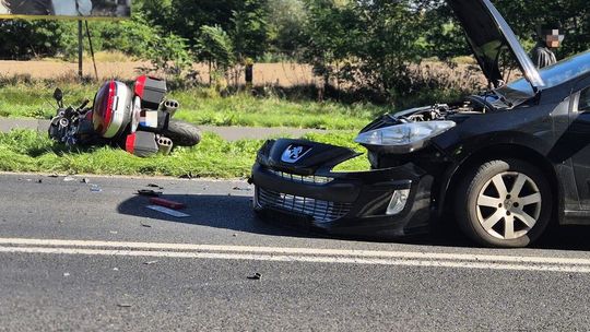 Dwa niebezpieczne zdarzenia z udziałem motocyklistów