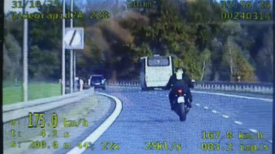 Dwukrotnie przekroczył prędkość na S3