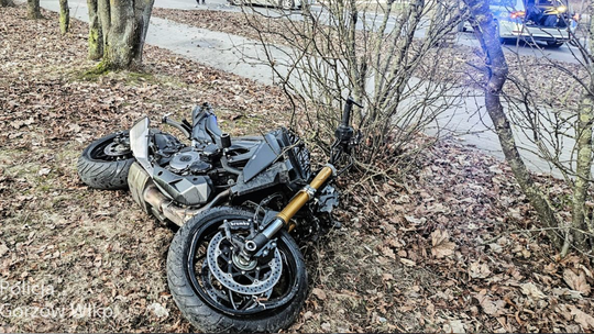 Gorzów Wielkopolski: wypadek z udziałem osobówki i motocykla