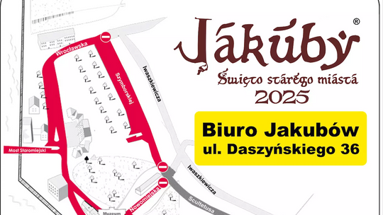 Jakuby - zmiany w organizacji ruchu i darmowa komunikacja miejska