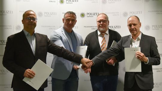 Komendant Wojewódzki Policji we Wrocławiu gościem Komendy Policji w Görlitz