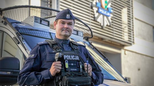 Młodszy aspirant Paweł Kogut zatrzymał nietrzeźwego kierowcę w wolnym czasie