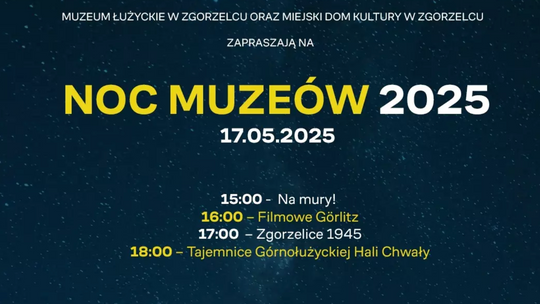 Noc Muzeów 2025 w Zgorzelcu. Sprawdź program wydarzenia!