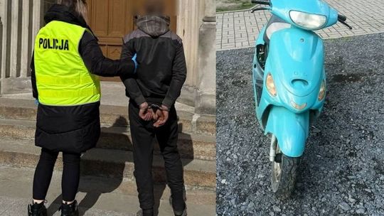 Pędził skuterem mimo dożywotniego zakazu prowadzenia pojazdów