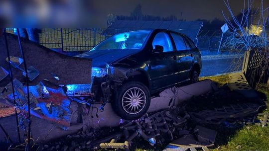 Powiat zgorzelecki: pijany wjechał w ogrodzenia jednej z posesji Powiat zgorzelecki: pijany wjechał w ogrodzenia jednej z posesji