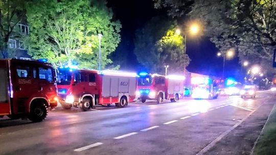 Pożar mieszkania na ul. Warszawskiej w Zgorzelcu