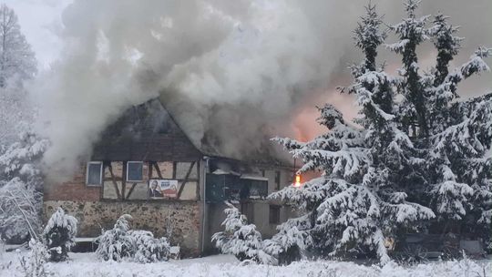 Pożar w Biernej - apel o pomoc
