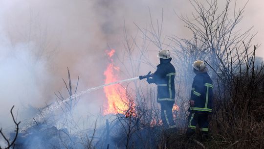 Pożar w okolicach chorwackiego Splitu