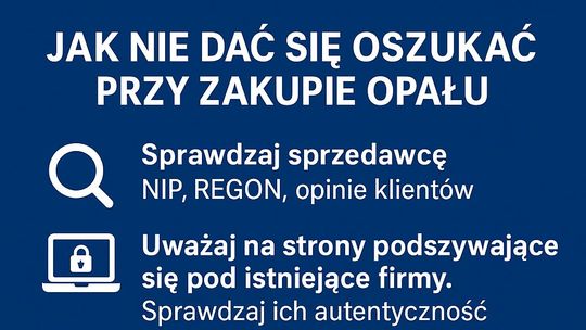 Sezon grzewczy to żniwa dla oszustów