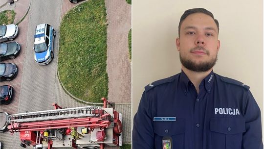 Słubice: Dzielnicowy uratował 83-latkę, która upadła na balkonie