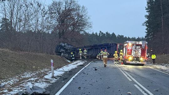 Śmiertelny wypadek na DK22