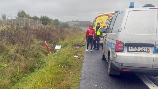 Sprawca potrącenia na DK30 usłyszał zarzuty i przyznał się do winy