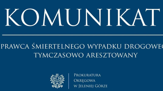 Sprawca śmiertelnego wypadku w Małej Wsi Dolnej aresztowany
