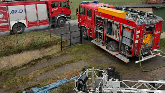 Studniska: pożar sadzy w przewodzie kominowym Studniska: pożar sadzy w przewodzie kominowym