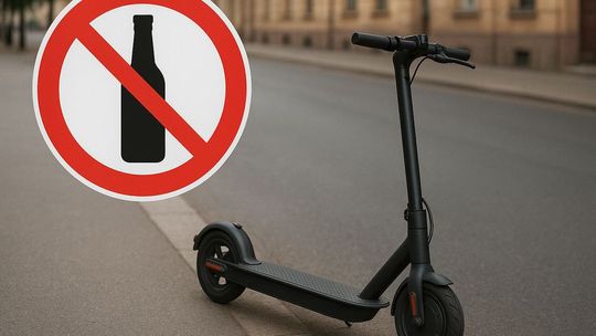Świebodzin: pijany na hulajnodze