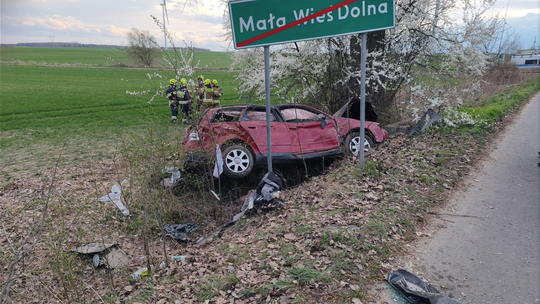 Szczegóły wczorajszego wypadku w Małej Wsi Dolnej