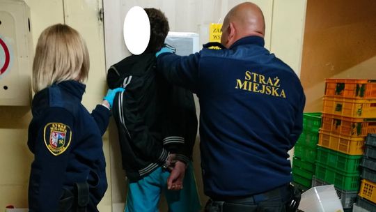 Ujęcie złodzieja alkoholu w Bogatyni