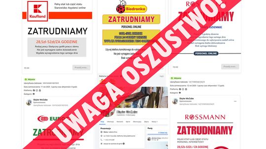 Uważaj na fałszywe ogłoszenia o pracę w internecie!