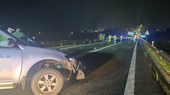 Wilkowo: zdarzenie drogowe na wiadukcie kolejowym