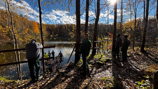 Wycieczka krajoznawczo-wędkarska w Zakładzie Karnym w Zarębie