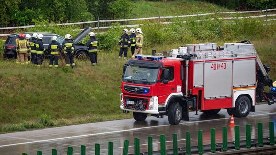 Wypadek na A4 – działania służb ratowniczych