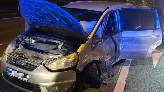 Zderzenie na autostradzie A4 - jechał pod prąd!