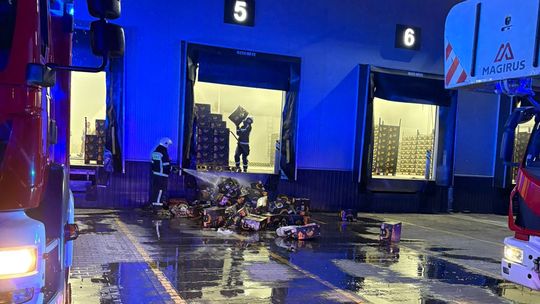 Zgorzelec: pożar w obiekcie magazynowym Zgorzelec: pożar w obiekcie magazynowym