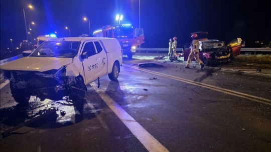 Zgorzelec: wypadek na DK 30 - 4 osoby w szpitalu