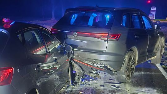 Zielona Góra: dwa zdarzenia drogowe w tym samym miejscu