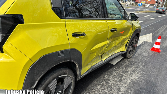 Zielona Góra: moment zdarzenia uchwycony przez monitoring