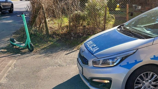 Zielona Góra: nastolatek potrącił pieszą na hulajnodze