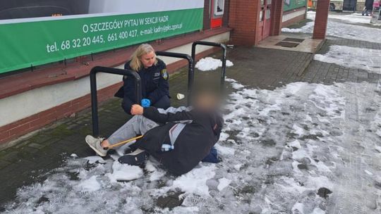 Zielona Góra: osłabiony mężczyzna w rejonie dworca PKS