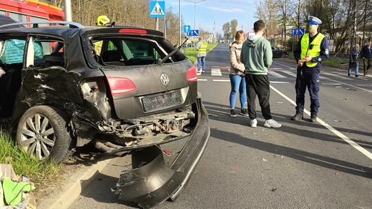 Zielona Góra: piątkowa kolizja na ulicy Zjednoczenia