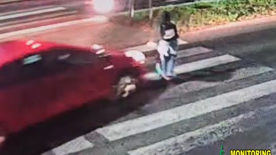 Zielona Góra: potrącenie nastolatka [WIDEO]