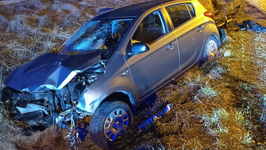 Zielona Góra: sobotni wypadek na obwodnicy Kisielina