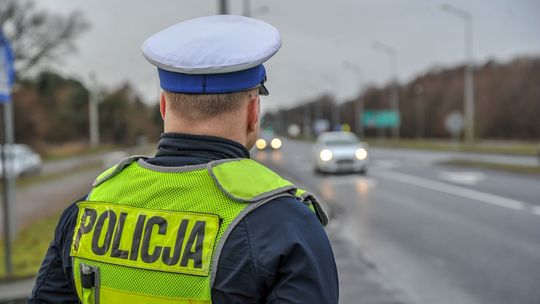 Złodziej wpadł, bo jechał za szybko