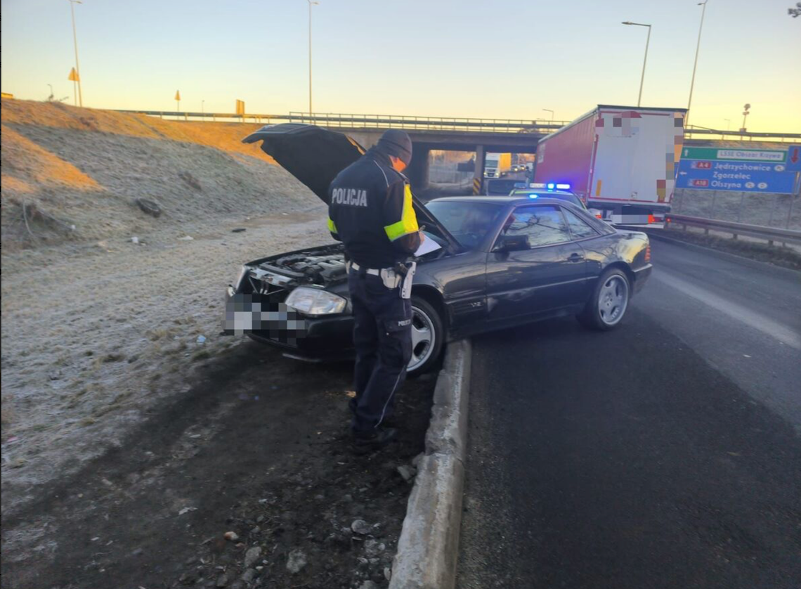 A4: pościg za kierowcą pod wpływem narkotyków
