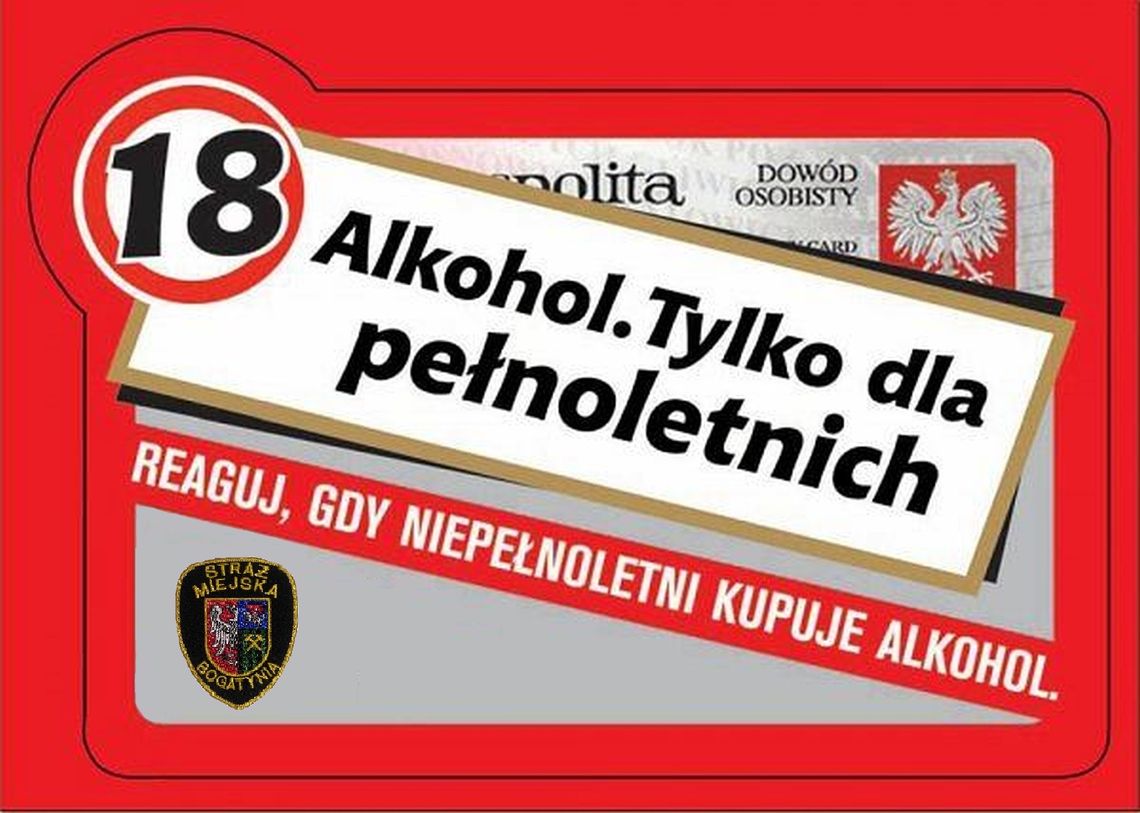 Bogatynia: Nieletni przyłapani na spożywaniu alkoholu