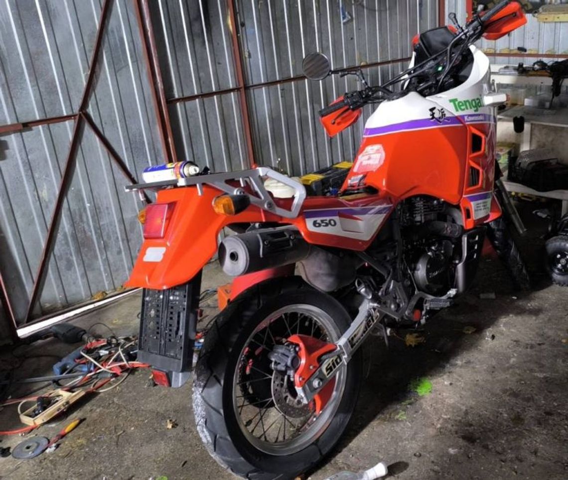 Czujność dzielnicowego z Bogatyni doprowadziła do odzyskania skradzionego motocykla