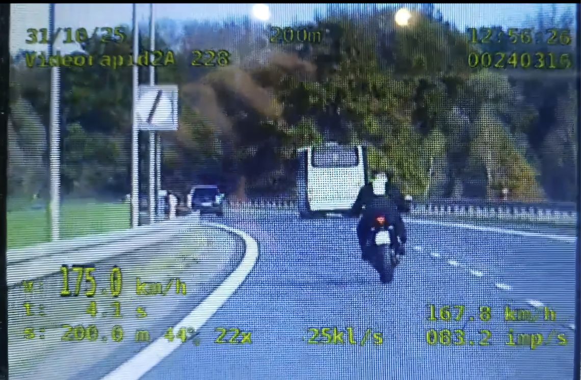 Dwukrotnie przekroczył prędkość na S3 Dwukrotnie przekroczył prędkość na S3