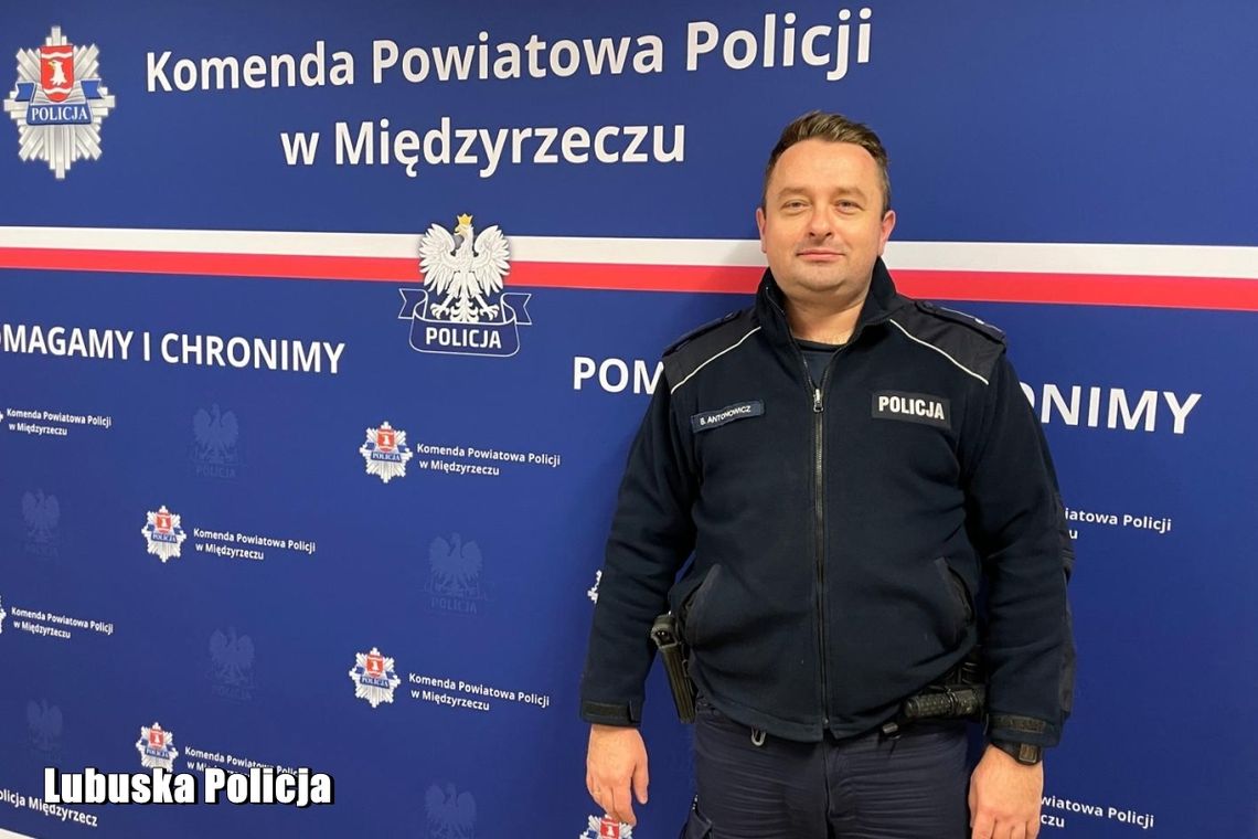 Dzielnicowy po służbie pomógł zatrzymać nietrzeźwego kierowcę ciężarówki