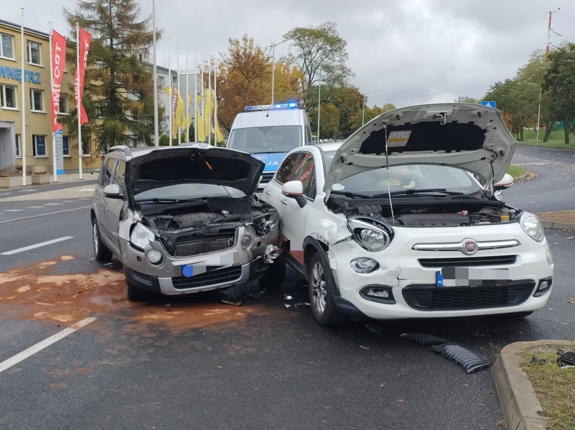 Dzisiejsza kolizja w Zielonej Górze