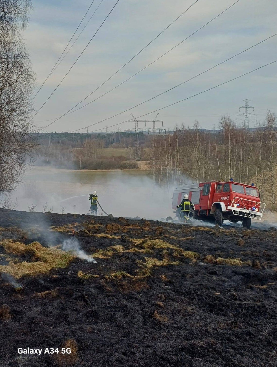Gmina Sulików: dwa pożary nieużytków jednego dnia