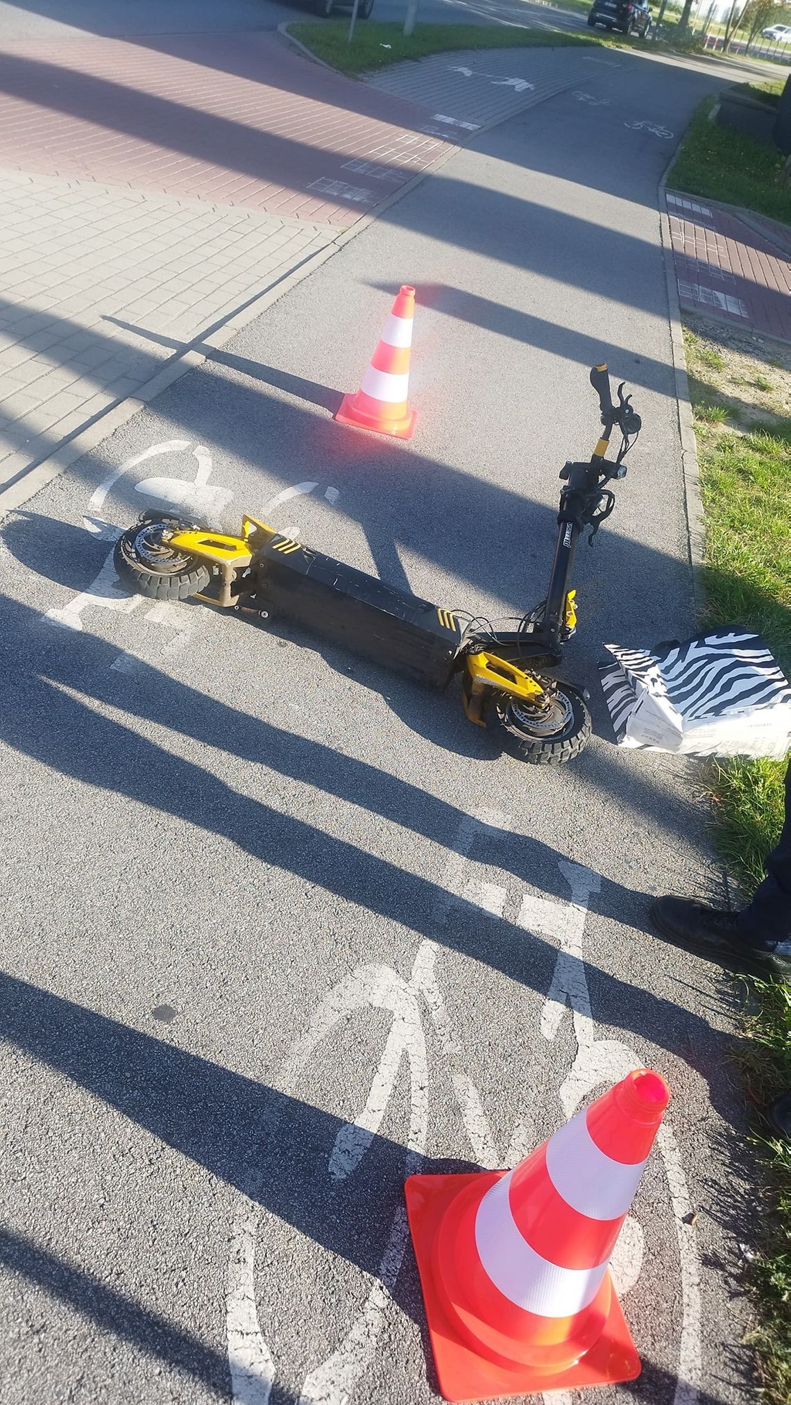 Gorąca dyskusja po wpisie zielonogórskiej policji o hulajnodze elektrycznej