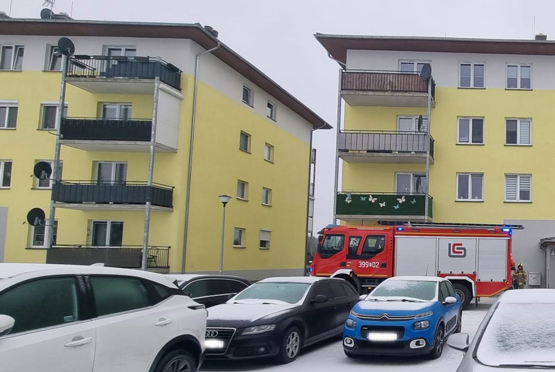 Interwencja przy ul. Szkolnej w Cybince