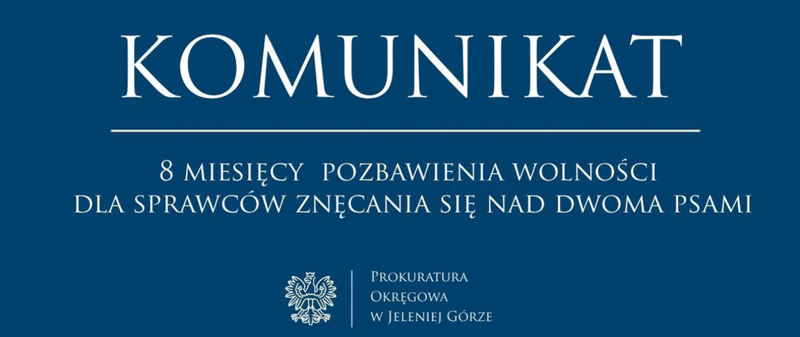 Jest wyrok dla pary, która znęcała się nad zwierzętami domowymi. Jest wyrok dla pary, która znęcała się nad zwierzętami domowymi.